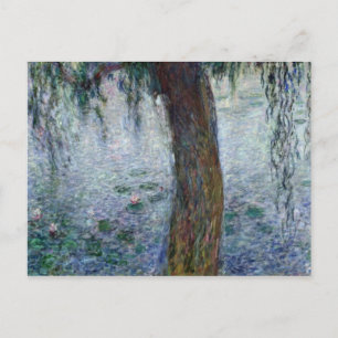 Claude Monet   Waterlilies Weeping Willows right Postcard