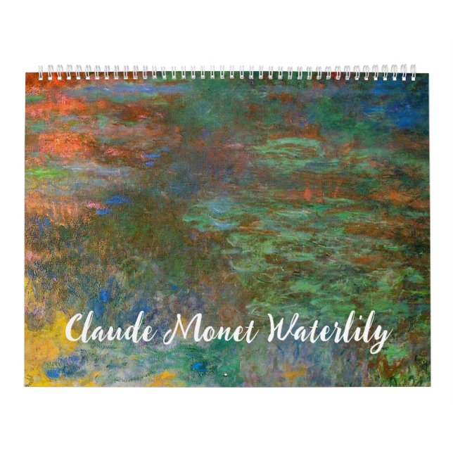 Claude Monet Waterlily  Calendar (Cover)