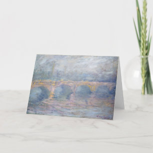 Claude Monet   Waterloo Bridge, London, at Sunset Card