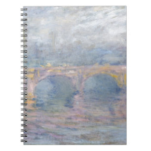 Claude Monet   Waterloo Bridge, London, at Sunset Spiral Notebook