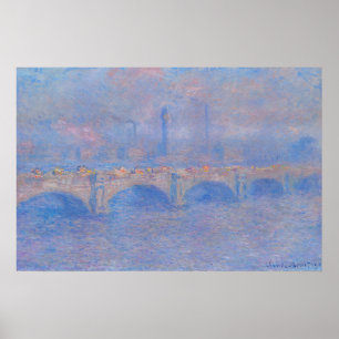 Claude Monet Waterloo Bridge Sunlight Art Print