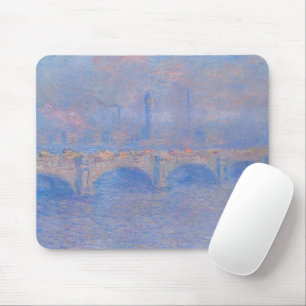 Claude Monet Waterloo Bridge Sunlight Art Print Mouse Pad