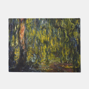 Claude Monet Weeping Willow Impressionist Art Doormat