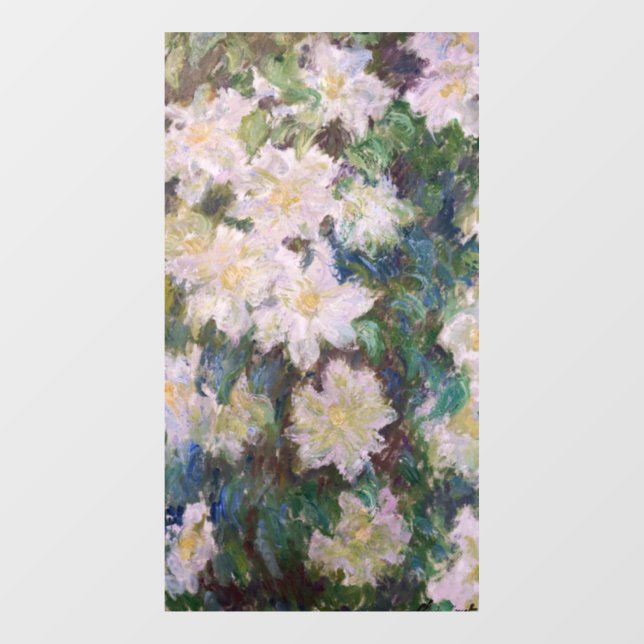 Claude Monet - White Clematis (Sheet)