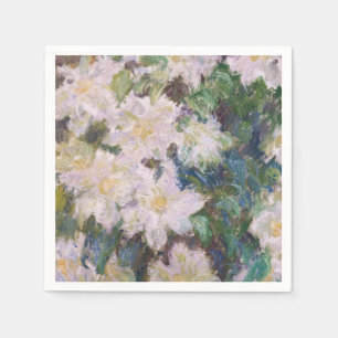 Claude Monet - White Clematis Napkin