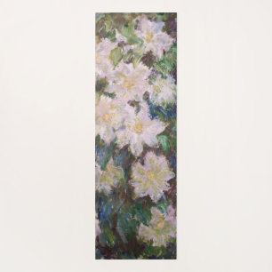 Claude Monet - White Clematis Yoga Mat