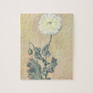 Claude Monet   White Poppy, 1883 Jigsaw Puzzle