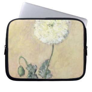 Claude Monet White Poppy, 1883 Laptop Sleeve