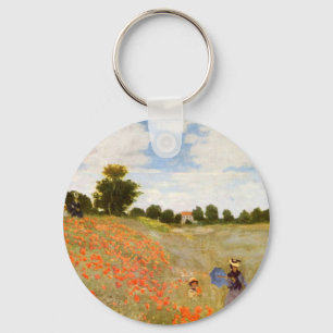 Claude Monet // Wild Poppies Key Ring