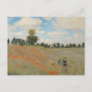 Claude Monet   Wild Poppies, near Argenteuil Postcard