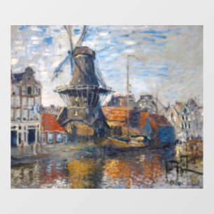 Claude Monet - Windmill, Amsterdam