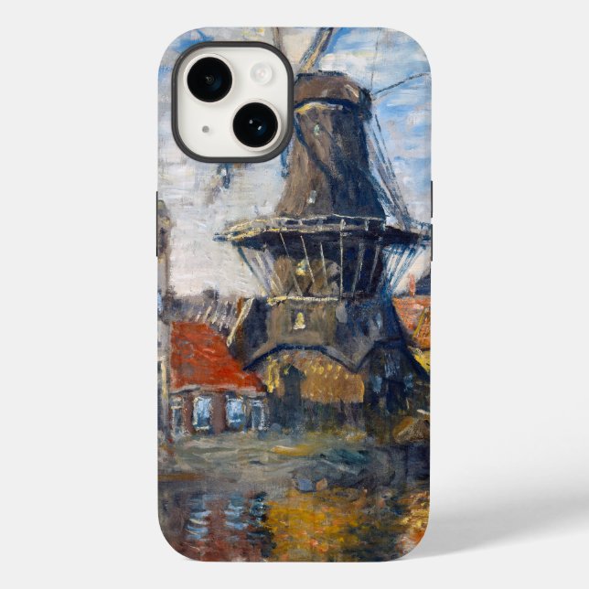 Claude Monet - Windmill, Amsterdam  Case-Mate iPhone Case (Back)