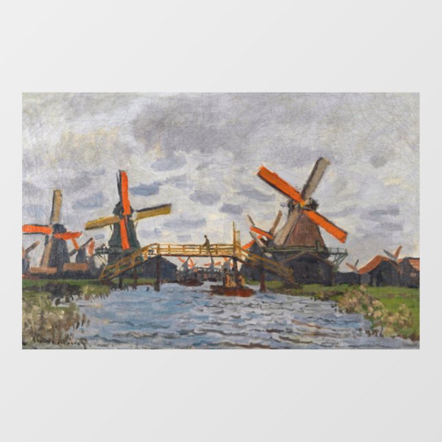 Claude Monet - Windmills near Zaandam (Sheet)