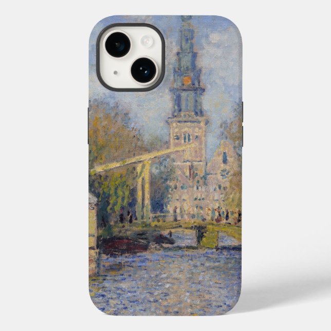 Claude Monet - Windmills near Zaandam Case-Mate iPhone Case (Back)