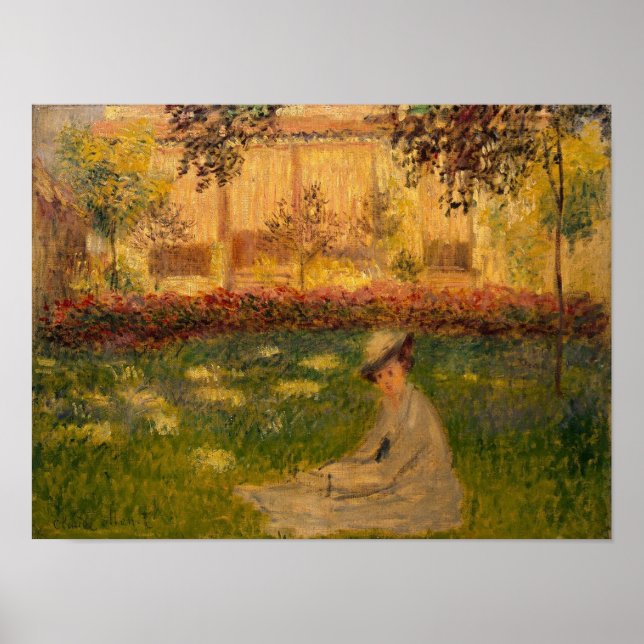 Claude Monet | Woman in a Garden, 1876 Poster (Front)