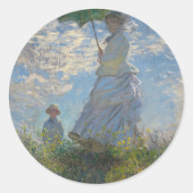 Claude Monet - Woman with a Parasol Artwork