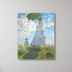 Claude Monet   Woman with a Parasol Canvas Print