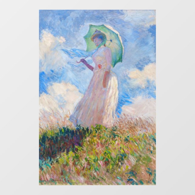 Claude Monet - Woman with a Parasol facing left (Sheet)