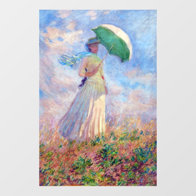 Claude Monet - Woman with a Parasol facing right (Sheet)