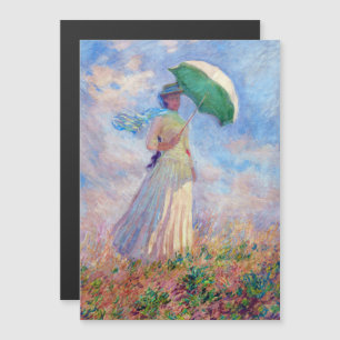 Claude Monet - Woman with a Parasol facing right