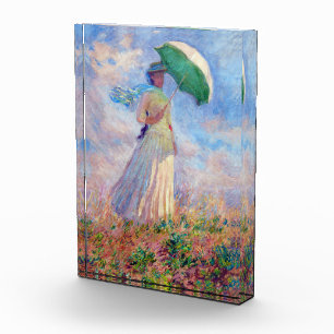 Claude Monet - Woman with a Parasol facing right Photo Block