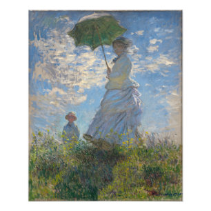 Claude Monet Woman with a Parasol Fine Art Photo Print