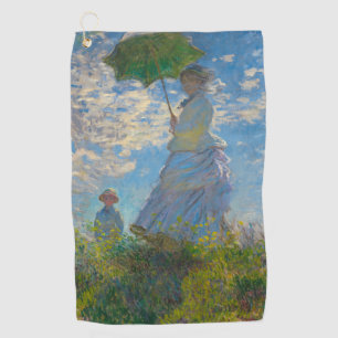 Claude Monet Woman with a Parasol Golf Towel