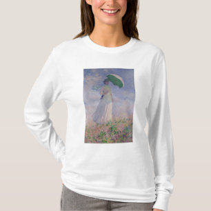 Claude Monet Woman with a Parasol Turned Right T-Shirt