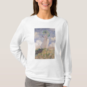 Claude Monet   Woman with Parasol Turned Left T-Shirt