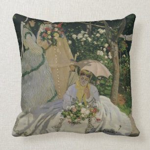 Claude Monet Women in the Garden Cushion