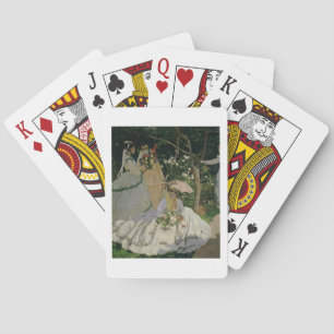 Claude Monet   Women in the Garden Playing Cards