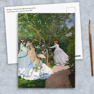 Claude Monet - Women in the Garden Postcard