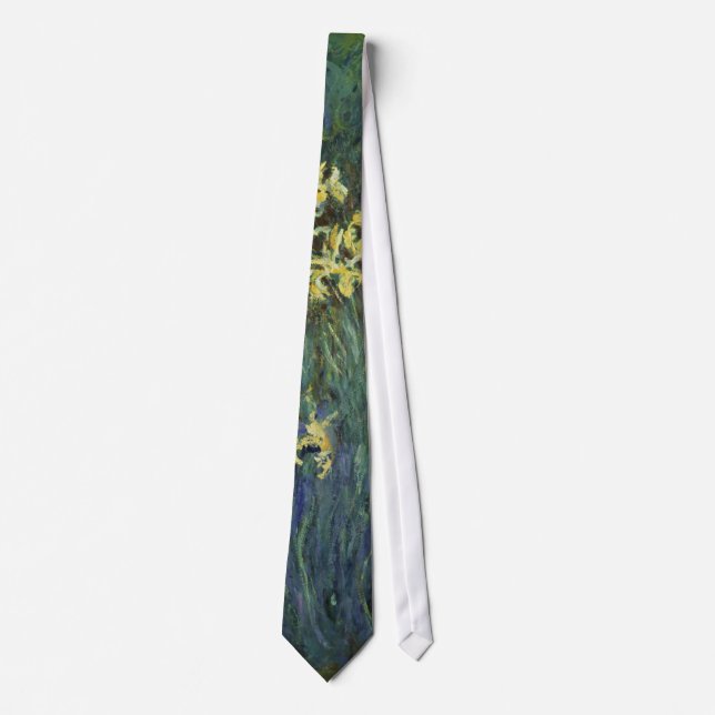 Claude Monet - Yellow Irises Tie (Front)