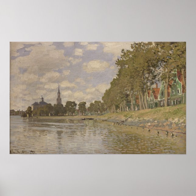 Claude Monet | Zaandam 1871 Poster (Front)