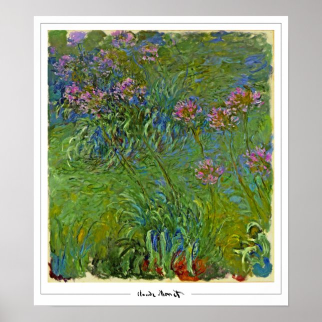 Claude Monet Zedign Art Poster #158 (Front)
