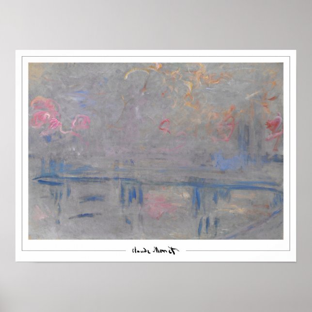 Claude Monet Zedign Art Poster #33-2 (Front)