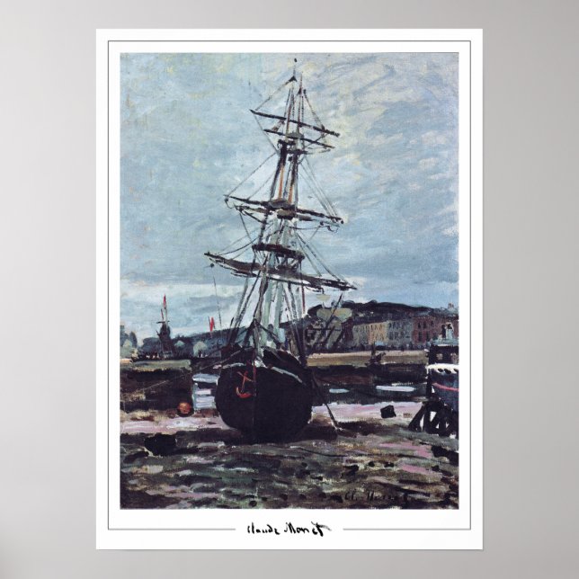 Claude Monet Zedign Art Poster #401-2 (Front)