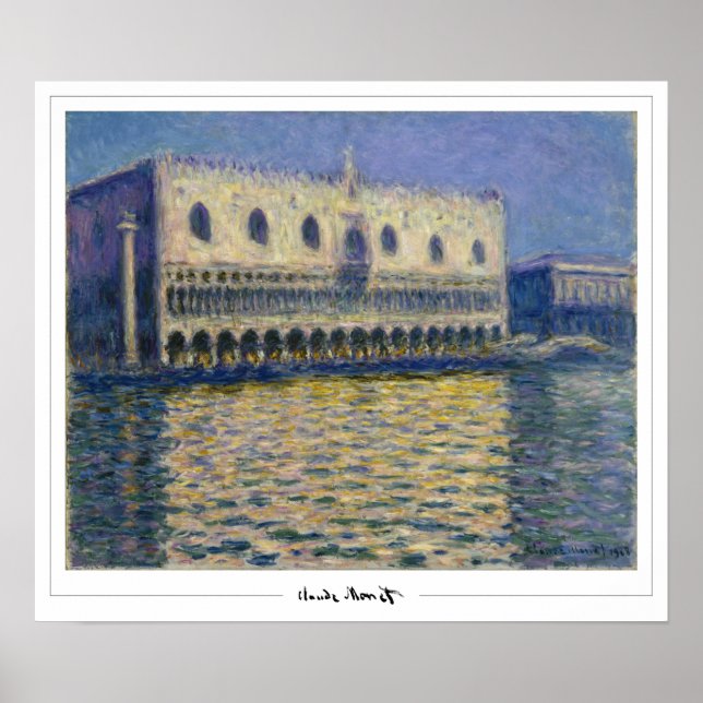 Claude Monet Zedign Art Poster #43-2 (Front)