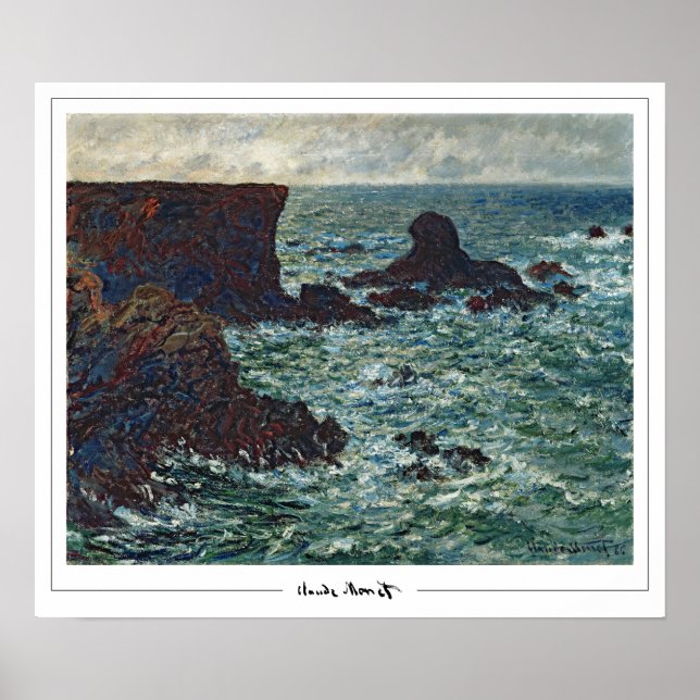 Claude Monet Zedign Art Poster #476-2 (Front)