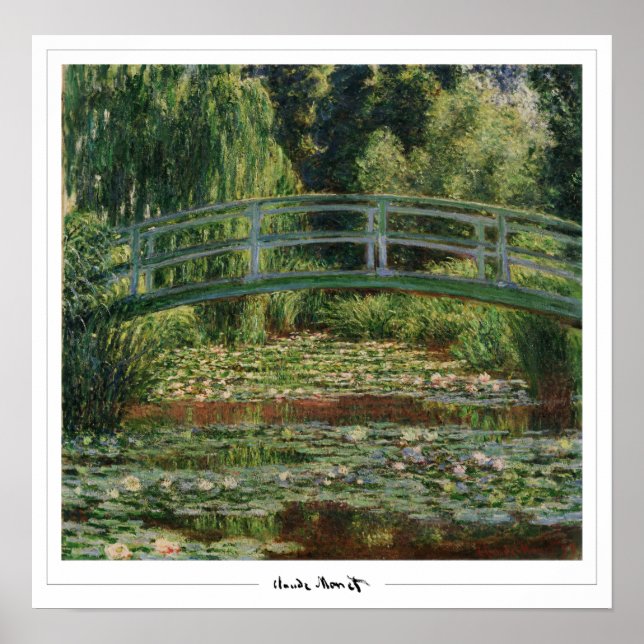 Claude Monet Zedign Art Poster #59 (Front)