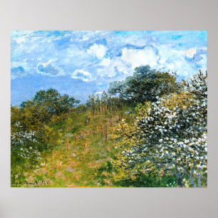 Claude Monet's artwork, Springtime, Poster
