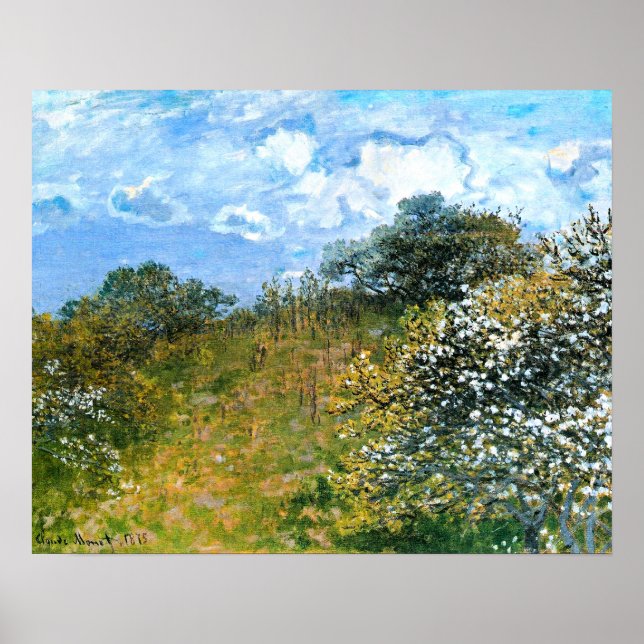 Claude Monet's artwork, Springtime, Poster (Front)