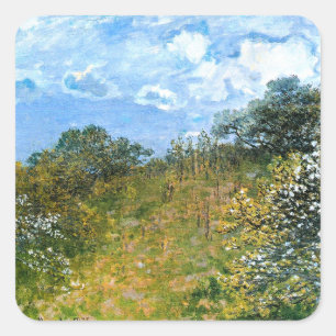 Claude Monet's artwork, Springtime, Square Sticker