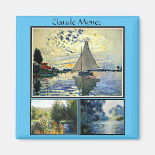 Claude Monet's famous paintings Magnet