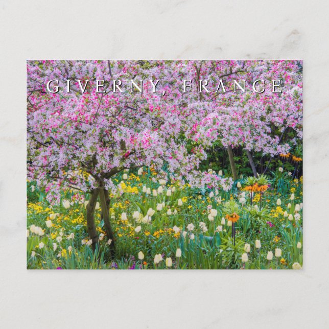 Claude Monet's Garden | Happy Birthday Postcard (Front)