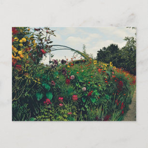 Claude Monet's Garden Postcard