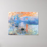 Claude Monet's Impression, Sunrise Canvas Print<br><div class="desc">Claude Monet's Impression,  Sunrise Canvas Print
Claude Monet's Impression,  Sunrise (1872)</div>