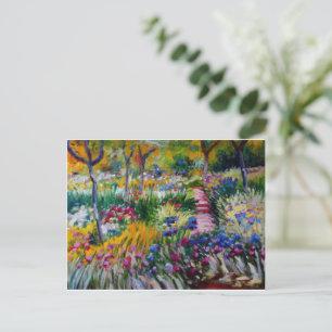 Claude Monet's Iris Garden Postcard