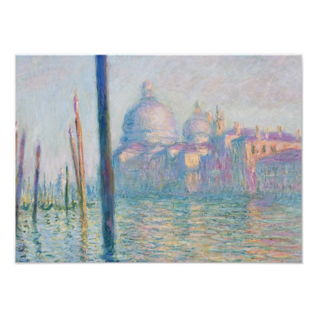 Claude Monet's Le Grand Canal Photo Print (Front)