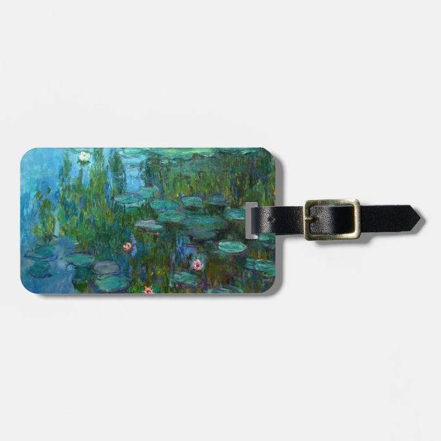 Claude Monet's Nymphéas Luggage Tag (Front Horizontal)
